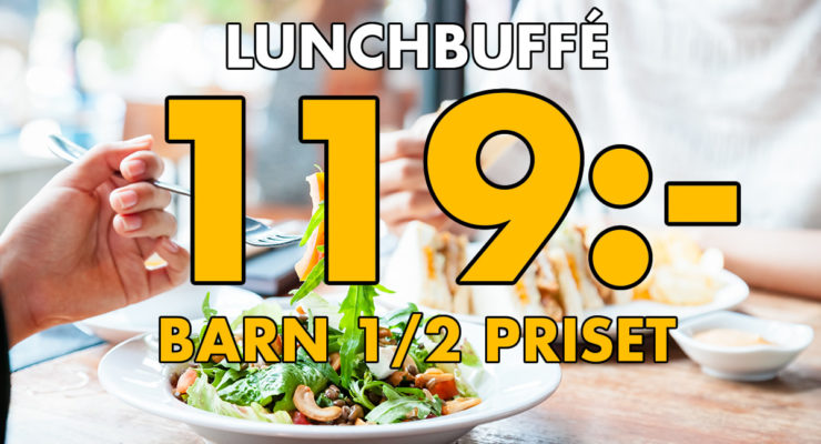 Dagens buffé, 119,-